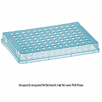 Simport SP.T323.96SKB Plate skirted pcr, Blue