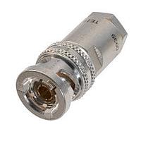Trompeter / Cinch Connectivity Solutions M49142/03-0002 RF Connectors / Coaxial Connectors TRB Cable Plug, Wrench Crimp, QPL, Straight, 3-lug for TRC-50-2 and TRC-75-2 cable