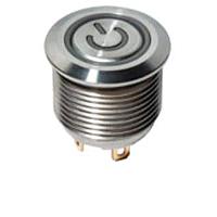 C&K ATP16-DL5-306-B4SA-04G Anti-Vandal Switches 16mm Anti-vandal Sealed Pushbutton Switch