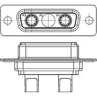 Amphenol Commercial Products LCC17A3W3SM2N1 Mixed Contact D-Sub Connectors DSUB 3W3 SV SC 122D 1 3