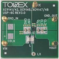 Torex Semiconductor XC9145B33CE-EVB-01 Evaluation Boards 400nA Ultra-Low Quiescent, 0.8A, PWM/PFM Boost DC/DC Converter Evaluation Board
