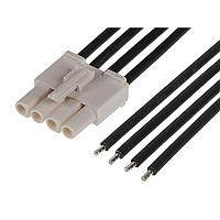 Molex 216291-1042 Discrete Wire STANDARD .093 4 CKT R TO S 300MM