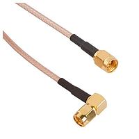 Amphenol RF 135103-03-M1.00 RF Cable Assemblies SMA R/A Plug/SMA STR Plug CBL 1.00MET