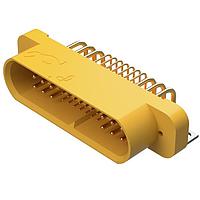 Amphenol Positronic GFSH928M47B/AA Connectors GFSH Series 46 Position Pin (Male) Solder Tail Mounting Bracket Power Connector