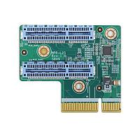IEI Technology HPR-L2S-R10 Modules Accessories PCIe x4 to two PCIe x2 riser card for HYPER on the left side