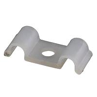 Essentra Components DHURCS-4-01 Half U Clamp Clamp,Half U,Screw Mnt,Nat,1/4 in