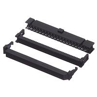 Omron Electronics XG4M-4030-T Flat Cable Connectors Socket+StrainRelief Set 40Pin 1Polar