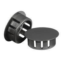 Essentra Components 62MP0500 Solid Locking Plug Hole Plug, Snap In , .500 in Hole, .125 Max Panel