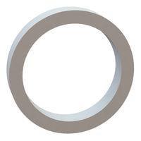 Essentra Components 17W05121 Flat Washer Flat Washer, .406 ID, .512 OD, .089 Thick