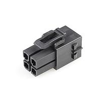Molex 171692-0204 Receptacle Housing Mega-fit Recpt HSG DLR 4CKT BLK