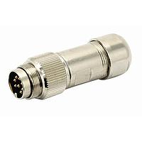 Amphenol Tuchel C091 31H005 101 4 Connectors 5 POS SOLDER W 6-8MM CABLE DIA