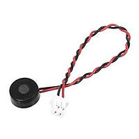 Same Sky (formerly CUI Devices) CMEJ-0733-25-L070 Microphones microphone, 7 mm, electret condenser, omnidirectional, 70mm Lead Wire, 2 Vdc, 25 dB sensitivity