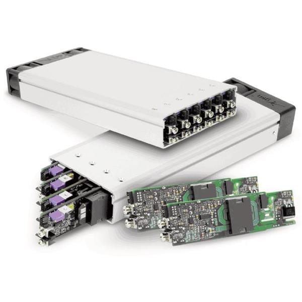 Industrial modular power supply units for configurable multi-output system design