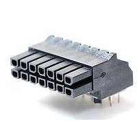 Molex 44764-1401 Power R.A. RECPT 14P tin w/friction pegs