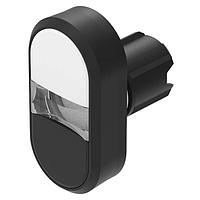 EAO 45-2K31.16V0.000 Switch Actuators Double pushbutton actuator illuminated white-black lenses level with front ring momentary front/housing plastic