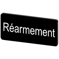 SIEMENS 3SU19000AC160GV0 Labeling Plate, Rearmement INSCR. LABEL,BLK 12.5 X 27MM, REARMEMENT