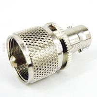 Fairview Microwave  SM2136 UHF Male to BNC Female Adapter (300Mhz)