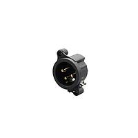REAN RRX3M-AA-011-0 Receptacles RECPT- 3 pin - M- mating shell to pin1 and front panel, PCBH