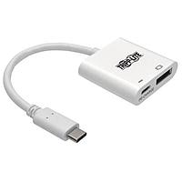 Tripp Lite U444-06N-DP8WC Adapter Cable USB-C TO DP, 8K,PD CHRG, WHITE