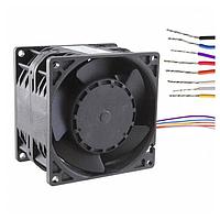 Delta Electronics, Inc. GFC0812DS-CMA8 Axial Fan, 80x56mm, 12VDC, 90.12CFM, 26.02W, 2.17A, 72.6dBA, Ball, 4-Leads, Tach/PWM