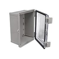 Bud Industries PTR-28483-C Electrical Enclosures PTR series - NEMA 4x abs indoor - clear cover (6.3X8.3X3.9)