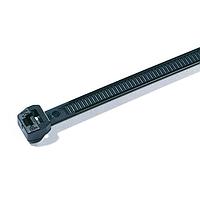 HellermannTyton 118-04701 Serrated, Outside CT 4" 18 LB TS BLK 500 PACKS