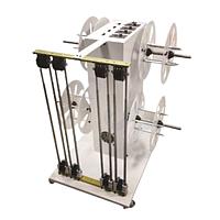 JCW JCW-WP08 4 Shafts Wire Roll Unwinder and Prefeeder (15 kg x 4 reels)