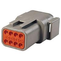 DEUTSCH - TE Connectivity DTM04-08PA 8-Way DTM RECP 8 WAY A KEY