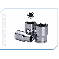 Crossman 96-103 1/4 inch Drive Standard - 6 Point Sockets ( short, 6 mm)