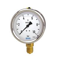 WIKA 213.53(16 Bar(Psi),dial 63,chân đứng G1/4B) Pressure Gauges