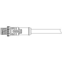 Amphenol LTW MSXS-08BMMM-SL7X04 Sensor Cables / Actuator Cables M12 CONN SHLD X CODE CBL M CONN M PIN