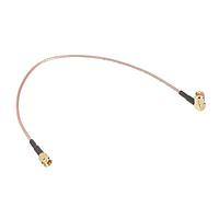 Crystek Corporation CCSMA1-MM-RG316DS-12 RF Cable Assemblies SMA to SMA S/RA M/M DBL Shielded 12"