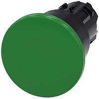 SIEMENS A6X30136590 Mushroom MUSHROOM PUSHBUTTON. 40MM. GREEN