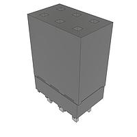 Samtec ESW-103-12-T-D Stackthrough .100" Elevated Socket Strip