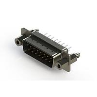 EDAC 627-015-320-067 D-Sub Connectors - Standard Density D SUB PLUG VERT METAL