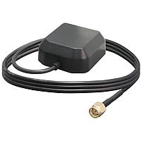 Linx Technologies - TE Connectivity ANT-GNRM-L15A-3 Indoor Antennas Antenna GNSS L1L5 Ext Mag RG174 3M SMA