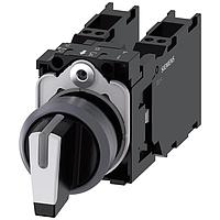 SIEMENS A6X30142526 Multi-Directional Switches SELECTOR SWITCH. I-O-II. BLACK. WHITE