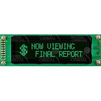 Matrix Orbital LK202-25-USB-FG-E LCD Character Display Modules 20x2 Grn Txt Blk B/G Ext Temp 25 key