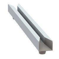 Essentra Components 21CGS00300 Snap-In Card Guide, 3.0 in Length, Solid Leg