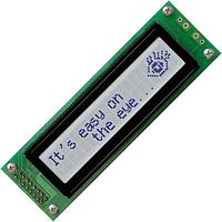 Matrix Orbital LK202-25-USB-GW LCD Character Display Modules White Background Blue Text