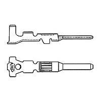 AMP Connectors - TE Connectivity 282465-1 Quick Connect MINI MIC TAB CONTACT Reel of 4000