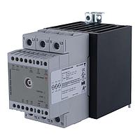 Carlo Gavazzi RGC3P60V30EDP Solid State Relays 3-pole DIN-rail mount SCR, Proportional control (Phase angle), Operating voltage (Ue): 180 - 660 Vac (1200 Vp), Rated current (Ie): 30 Aac, Input: 0 - 5 / 1 - 5 / 0 - 10 Vdc, External supply: 24 Vdc/Vac, Built-in overvoltage protection