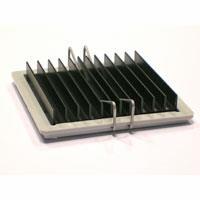 Advanced Thermal Solutions ATS-53425D-C1-R0 Component maxiGRIP BGA Heat Sink w/Attach, Straight Fin, 2Side Tape, T412, 42.5x42.5x9.5mm
