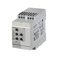 Carlo Gavazzi DPC02DM48 Industrial Relays 3-Phase Star-Delta True RMS Monitoring Relay, Sequence and Phase Loss, Over/Under Voltage/Frequency, 2 SPDT Relay Outputs, IP20, DIN-rail mounting, Measuring Range 323 to 475Vac, 45x83.5x99.5mm housing