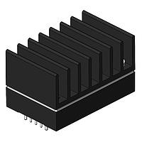 Cincon M-C421 Heat Sink Kit DC/DC Converter Heat Sink Kit, Transverse Fins, Quarter Brick (Includes: 1 Heatsink / 4 Screws / 4 Washers / 1 Thermal Pad)