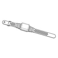 Serpac BW22ABKASOR Wrist Enclosure BW22 WRIST ENCLOSURE WITH ORANGE BAND