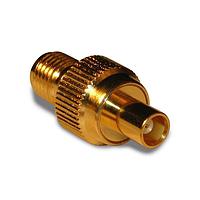 Amphenol RF 242129 RF Adapters - Between Series MCX JACK TO SMA JACK ADAPTER