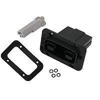 Anderson Power Products SBSX75A-PMREC-KIT-GRA Heavy Duty Power Connectors SBSX-75A PANEL MOUNT RECEPTACLE KIT, GRAY SIGNAL