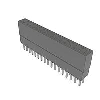 Samtec ESQ-117-23-T-D Sockets Elevated Socket Strip, 0.100" Pitch