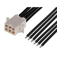Molex 216293-1063 Discrete Wire STANDARD .093 6 CKT P TO S 600MM